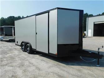  Covered Wagon Trailers Gold Series 8.5x18 Vnose Si