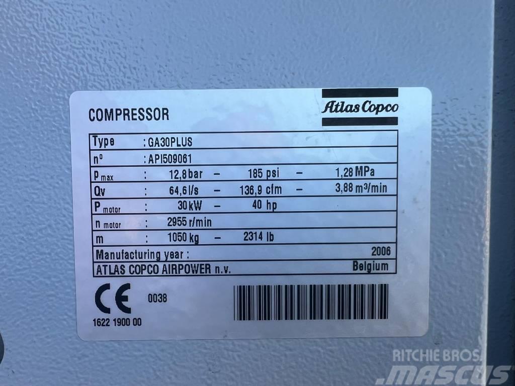 Atlas Copco Compressor, Kompressor GA 30+ FF Compressors