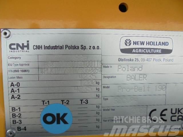 New Holland PRO BELT 190 RC 25 Rulo balya makinalari