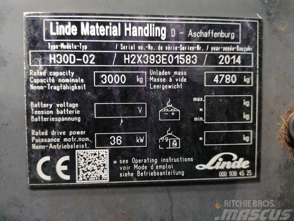 Linde H30D-02 Diesel trucks