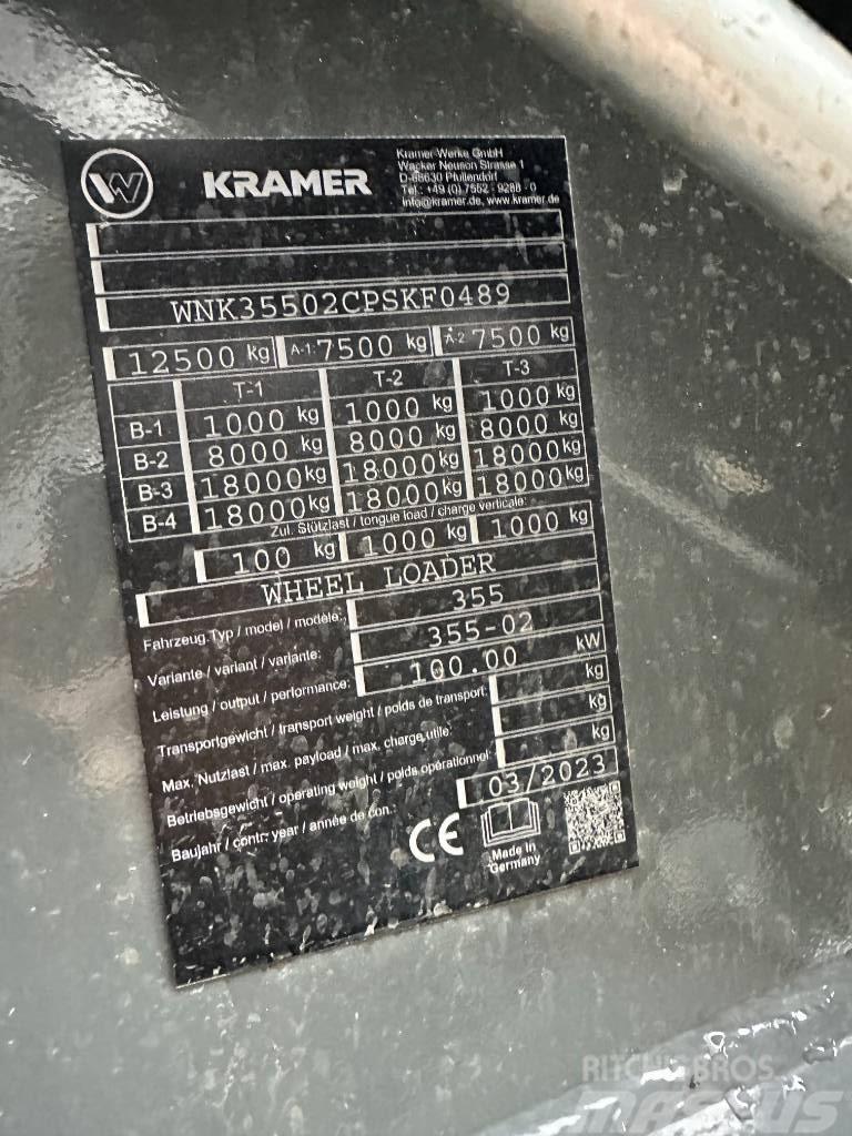 Kramer 8155 Radlader Stufe V Tekerlekli yükleyiciler