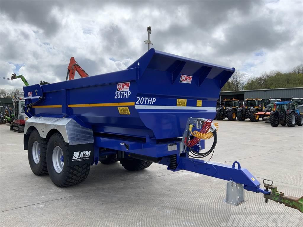 JPM Blue 20 Tonne Half Pipe Trailer (ST19826) Other agricultural machines