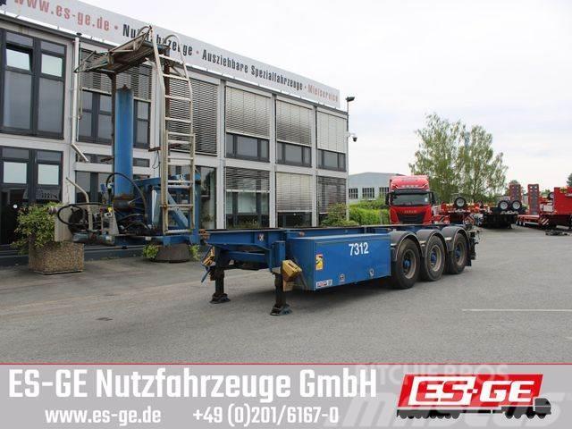 LAG 3-Achs-Kipp-Containerchassis Low loader-semi-trailers