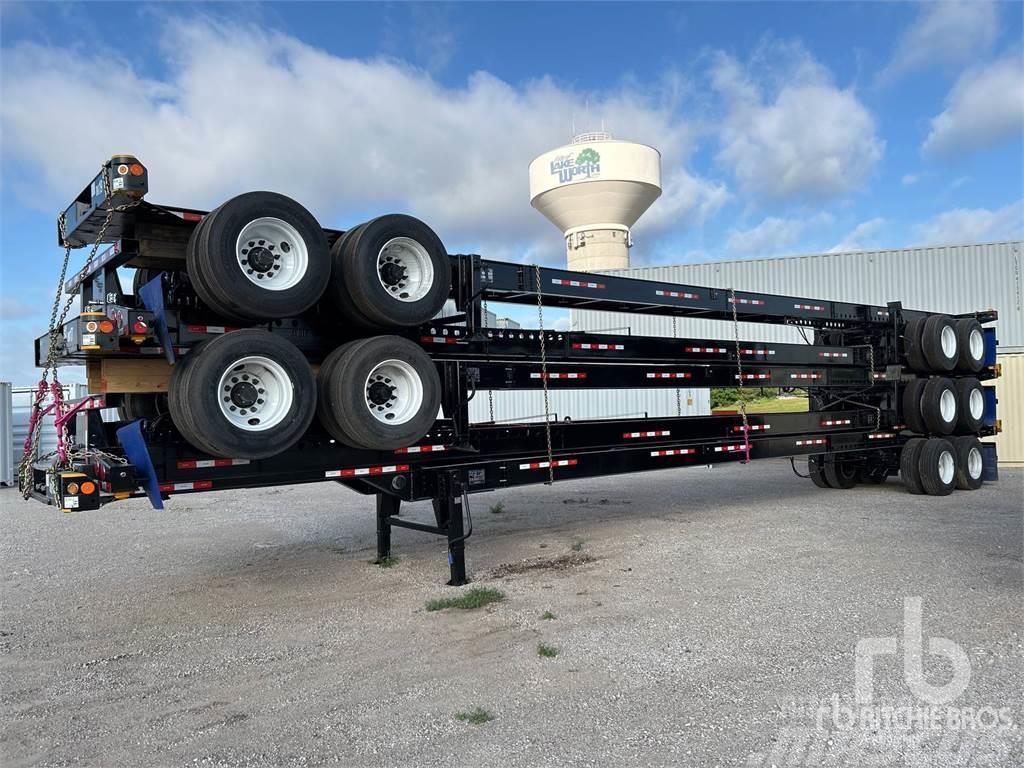  ATRO 53 ft T/A Qty of (5) (Unused) Containerframe semi-trailers