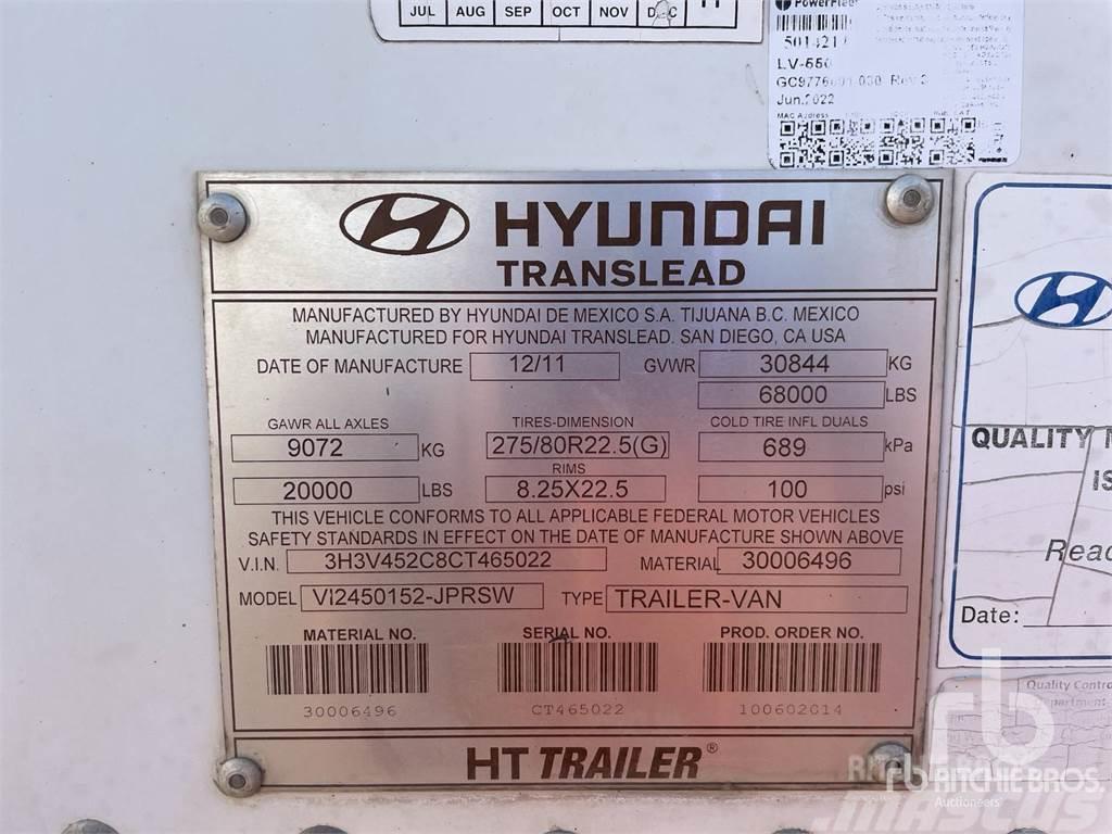 Hyundai V12450152-JPRSW Box body semi-trailers