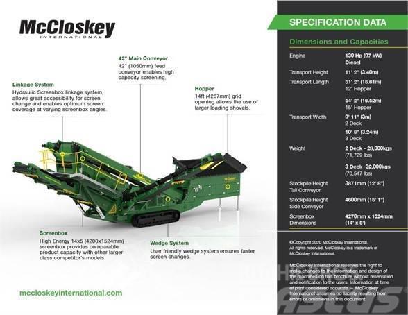 McCloskey S1302DT Elekler