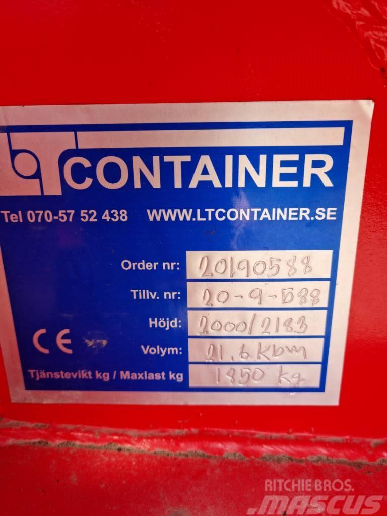 LT Spannmålscontainer 21,6 kubik, Rullkapell Special containers