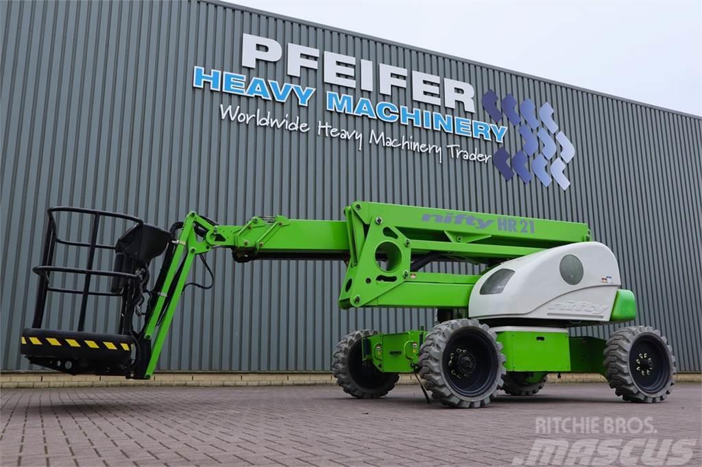 Niftylift HR21E Electric, 4x2 Drive, 21m Working Height, 13m Articulated boom lifts