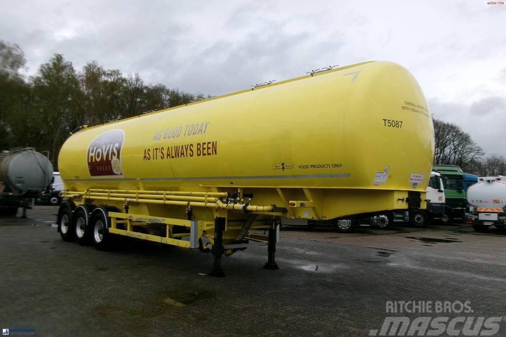 Spitzer Powder tank alu 56 m3 / 1 comp (food grade) Tanker semi-trailers