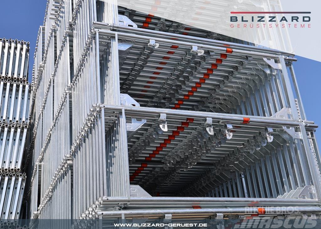 Blizzard S70 163,45 m² neues Blizzard Stahlgerüst + Durchst Scaffolding equipment