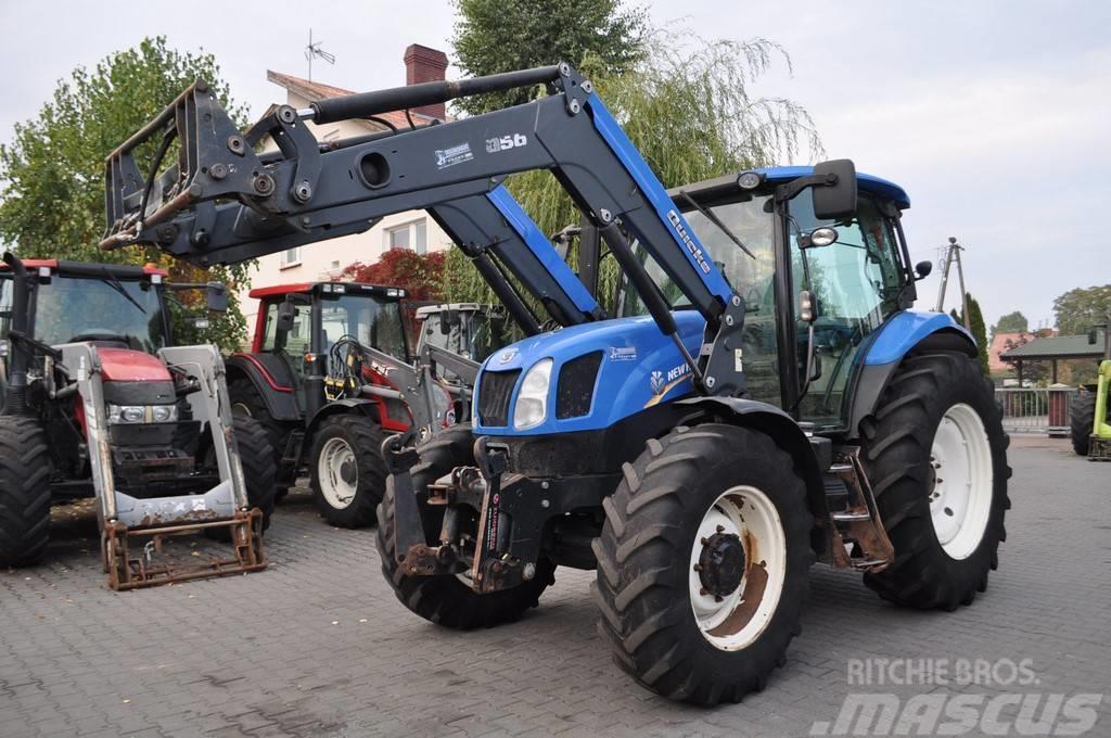 New Holland T6.140 + QUICKE Q56 Tractors