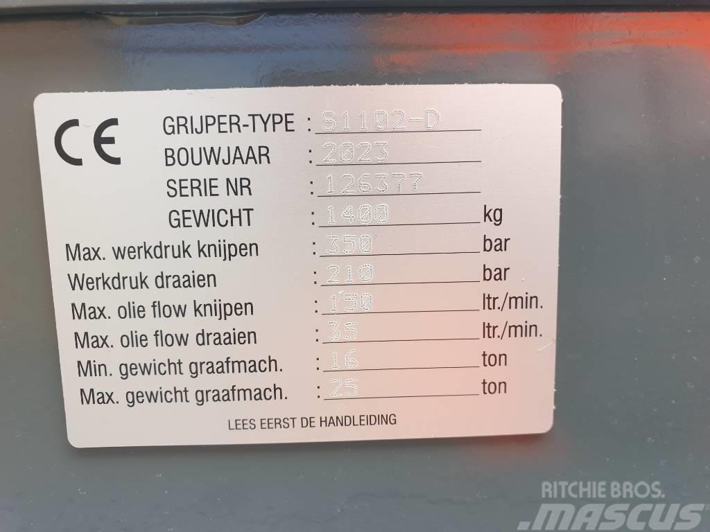 Zijtveld S1102-D sorting grapple cw40 Grapples