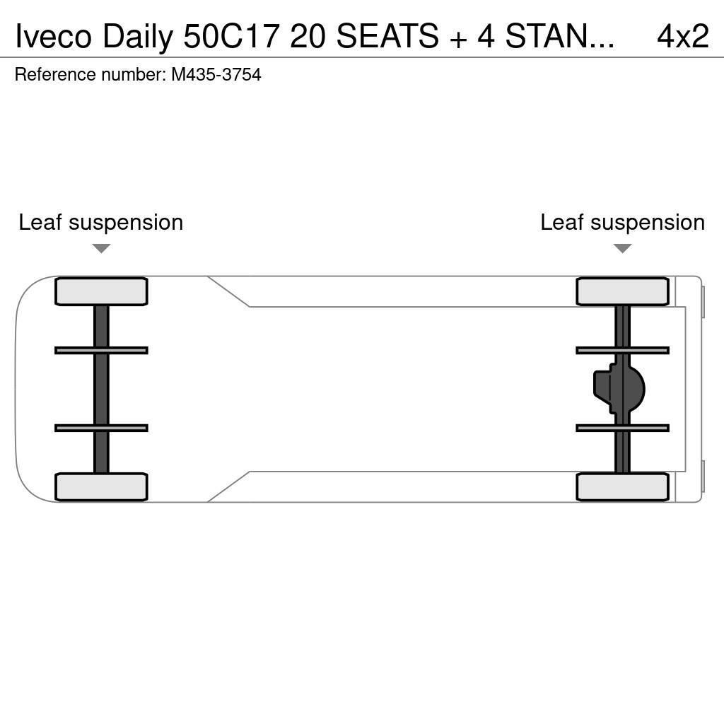 Iveco Daily 50C17 20 SEATS + 4 STANDING / AC / AUXILIARY Mini buses
