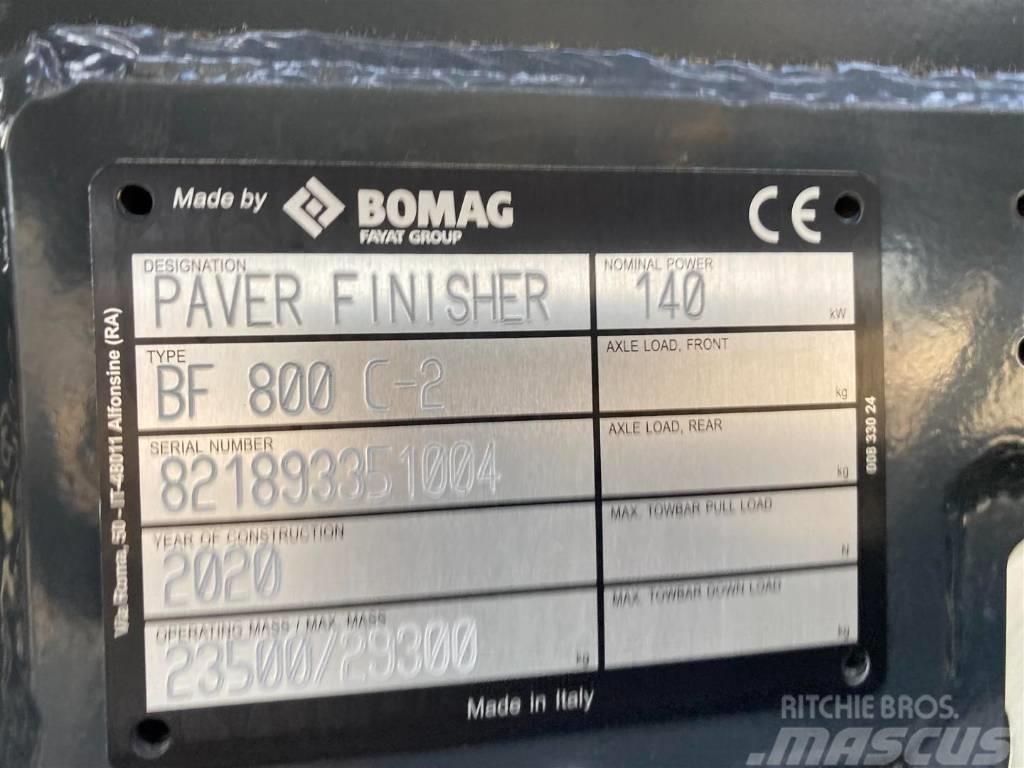 Bomag BF 800 C-2 S600 HMI 1.0 Asphalt pavers