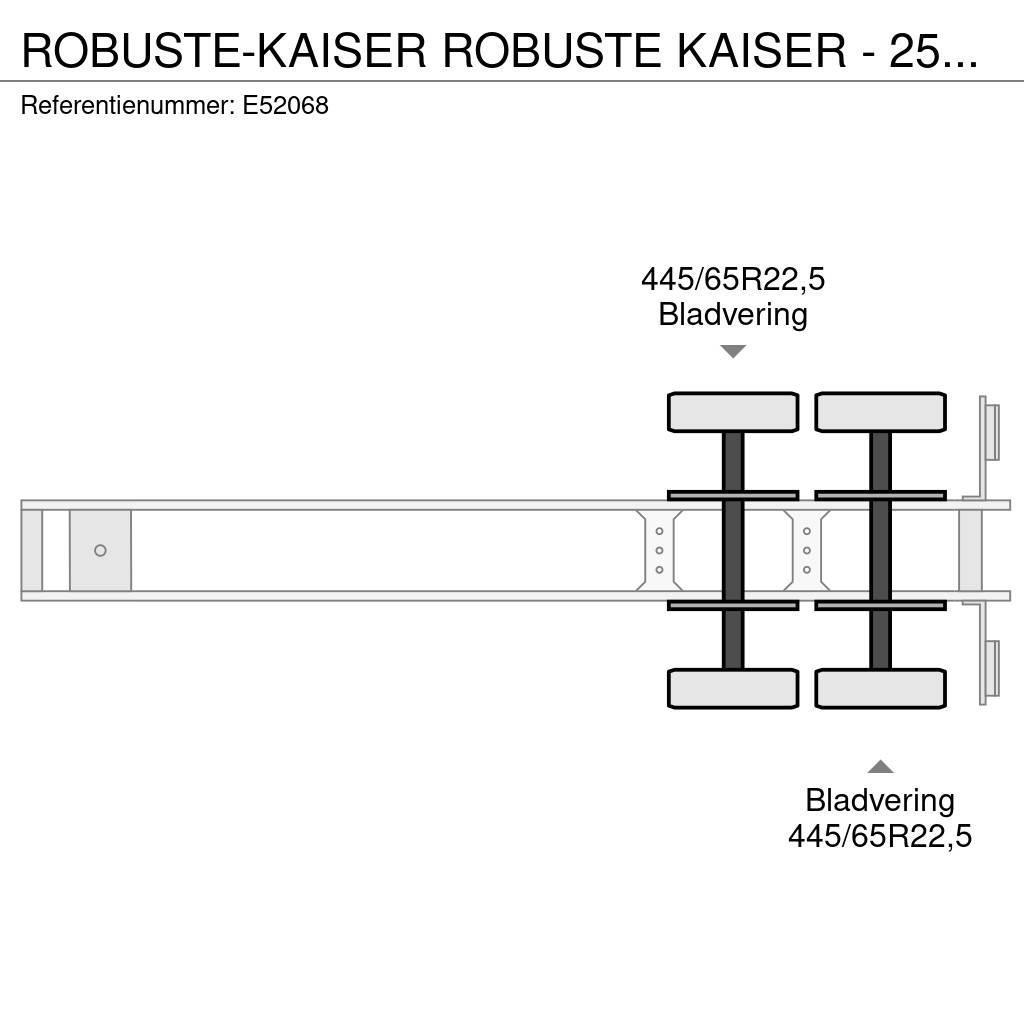  Robuste-Kaiser ROBUSTE KAISER - 25 M3 - 2X STEEL/L Tipper semi-trailers