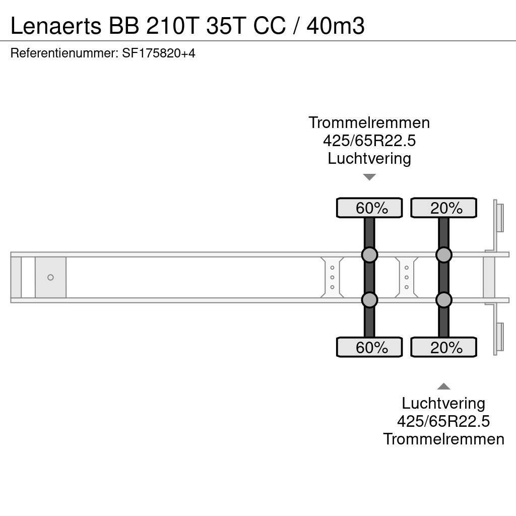 Lenaerts BB 210T 35T CC /  40m3 Tipper semi-trailers