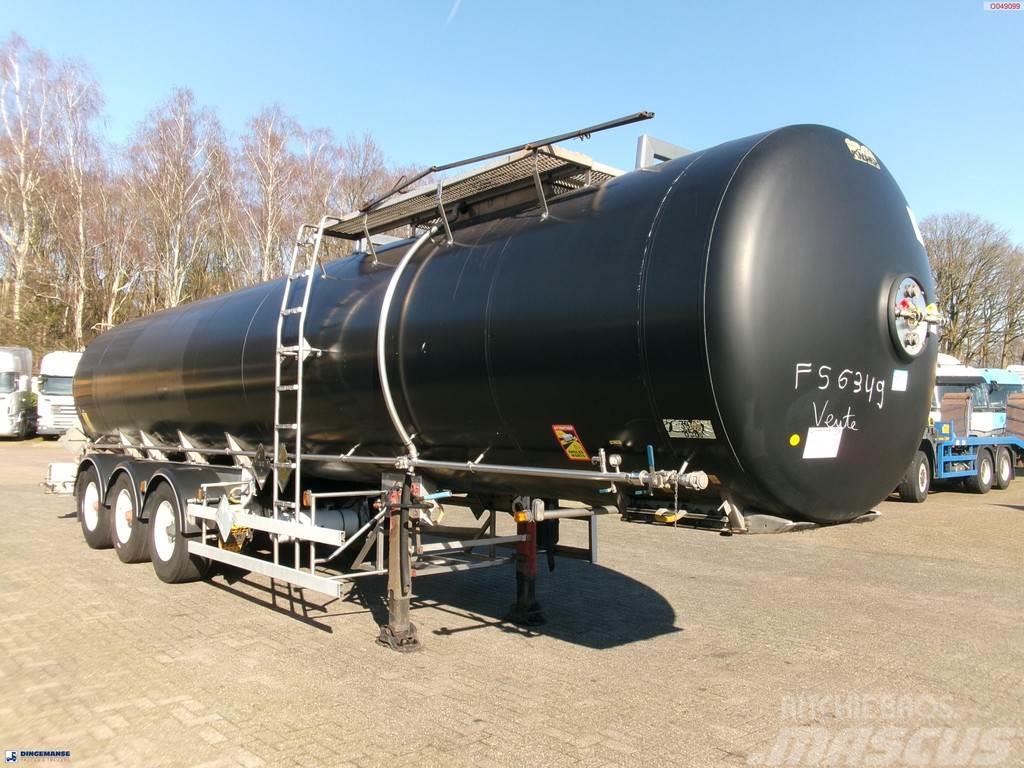 Magyar Bitumen tank inox 32 m3 / 1 comp + ADR Tanker semi-trailers