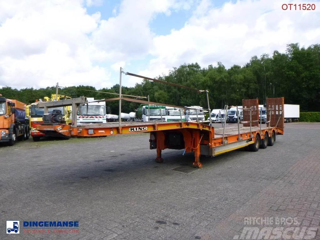 King 3-axle semi-lowbed trailer 44T + ramps Low loader-semi-trailers