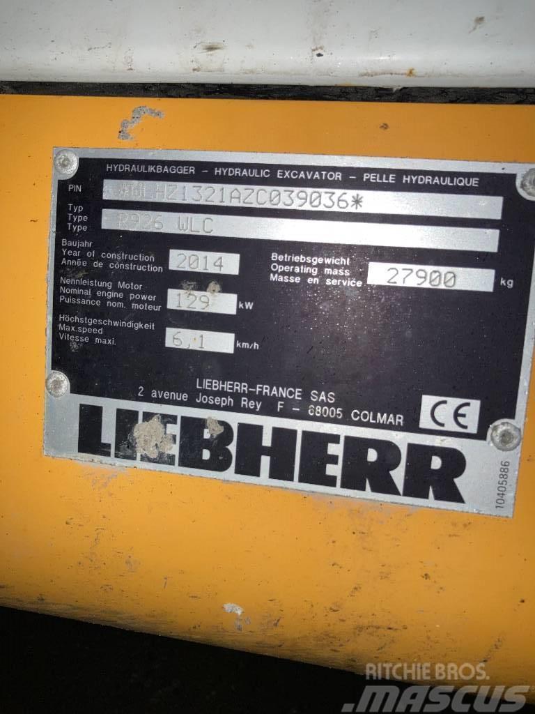 Liebherr R 926 WLC Crawler excavators