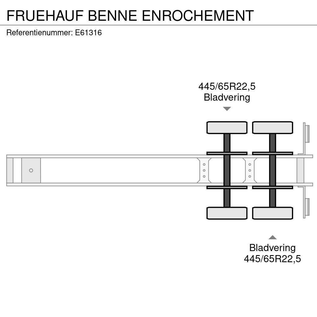 Fruehauf BENNE ENROCHEMENT Tipper semi-trailers