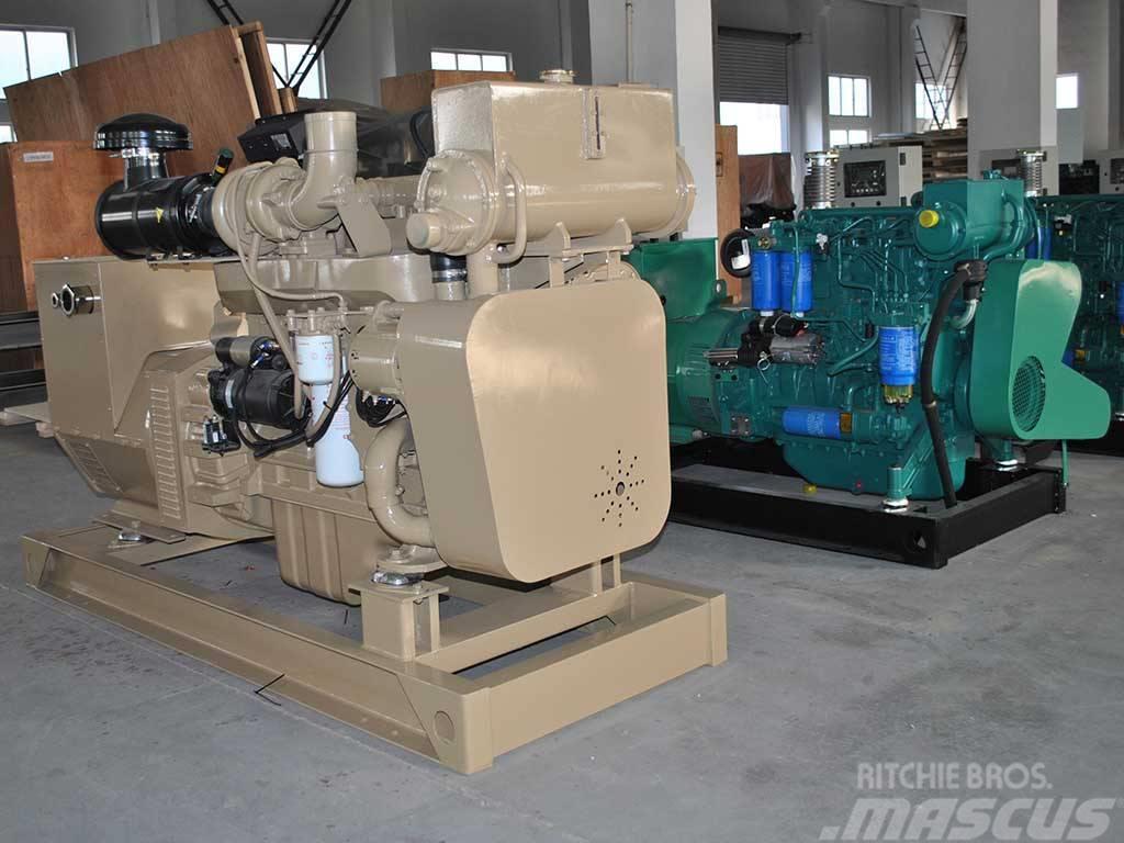 Cummins 100kw diesel generator motor for small pusher boat Marine engine units