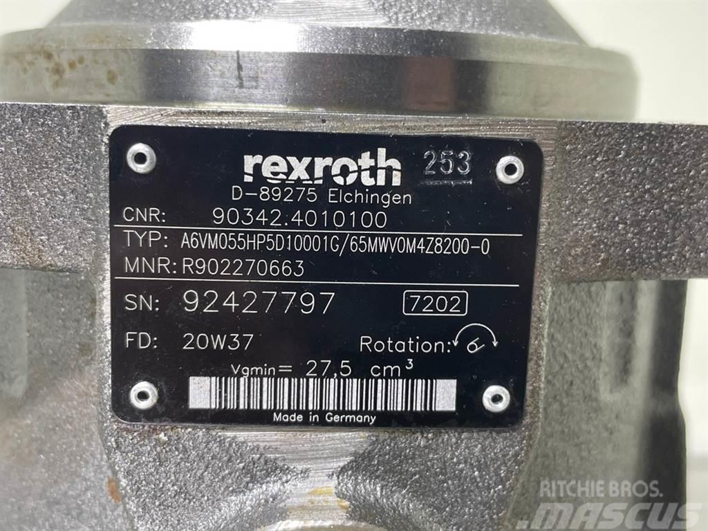 Rexroth A6VM055HP5D10001G-R902270663-Drive motor/Fahrmotor Hydraulics