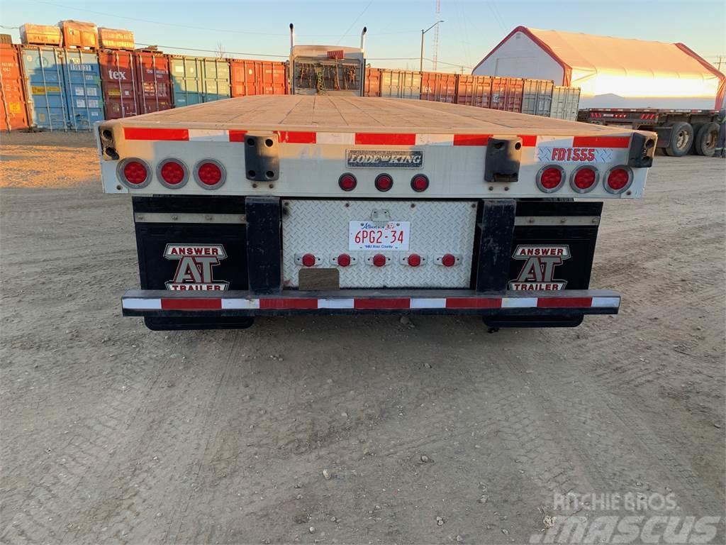 Lode King 48' Tandem Flat Deck/Highboy Steel/Aluminum Flatbed/Dropside semi-trailers