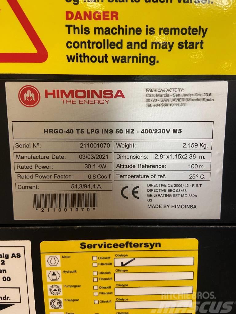 Himoinsa HRGO-40 T5 LPG Gas Generators