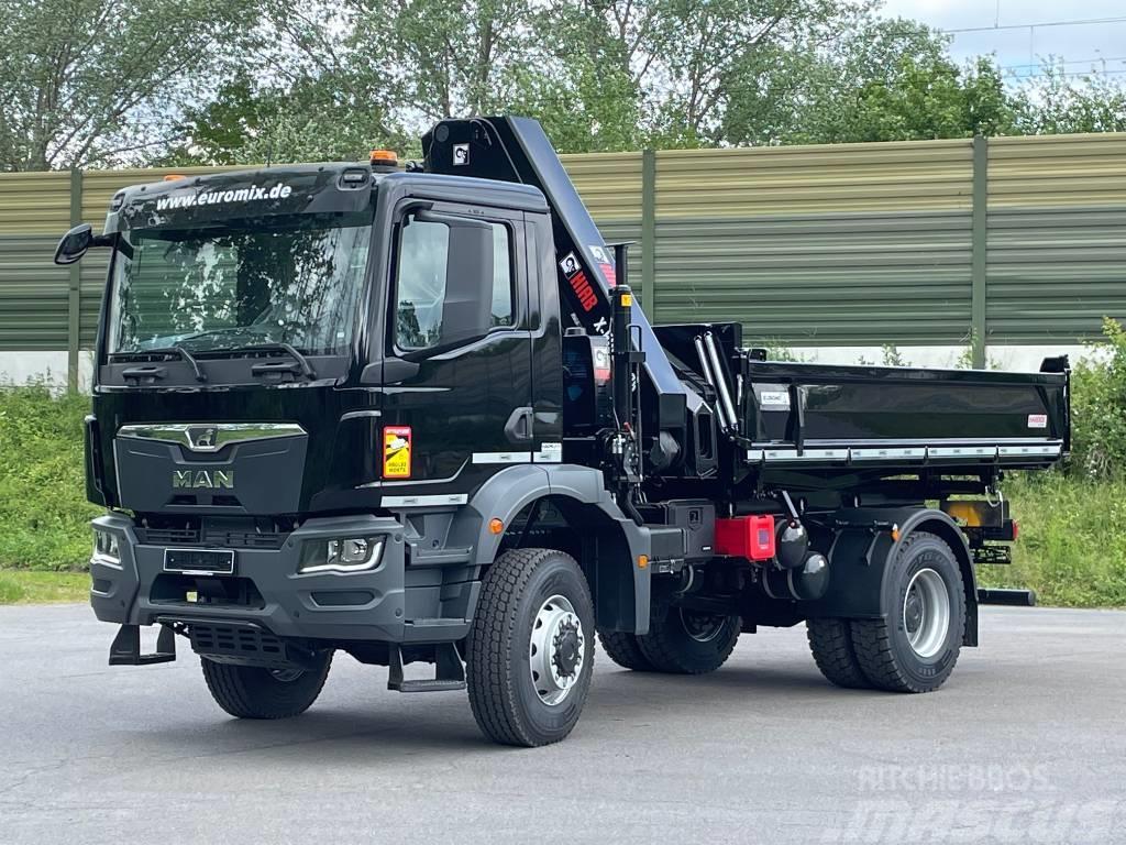 MAN TGM 18.320 4x4 Euro6e Hiab X Hiduo 228-4 Tipper trucks