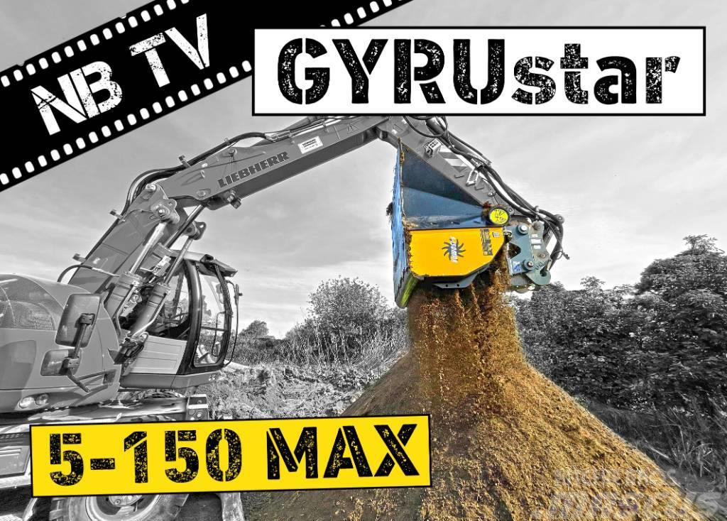 Gyru-Star  5-150MAX | Siebschaufel Radlader, Bagger Buckets