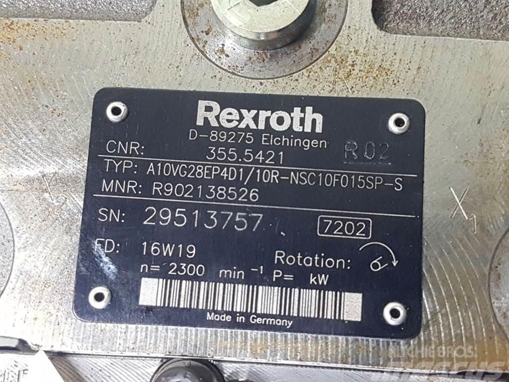 Rexroth A10VG28EP4D1/10R-Drive pump/Fahrpumpe/Rijpomp Hydraulics