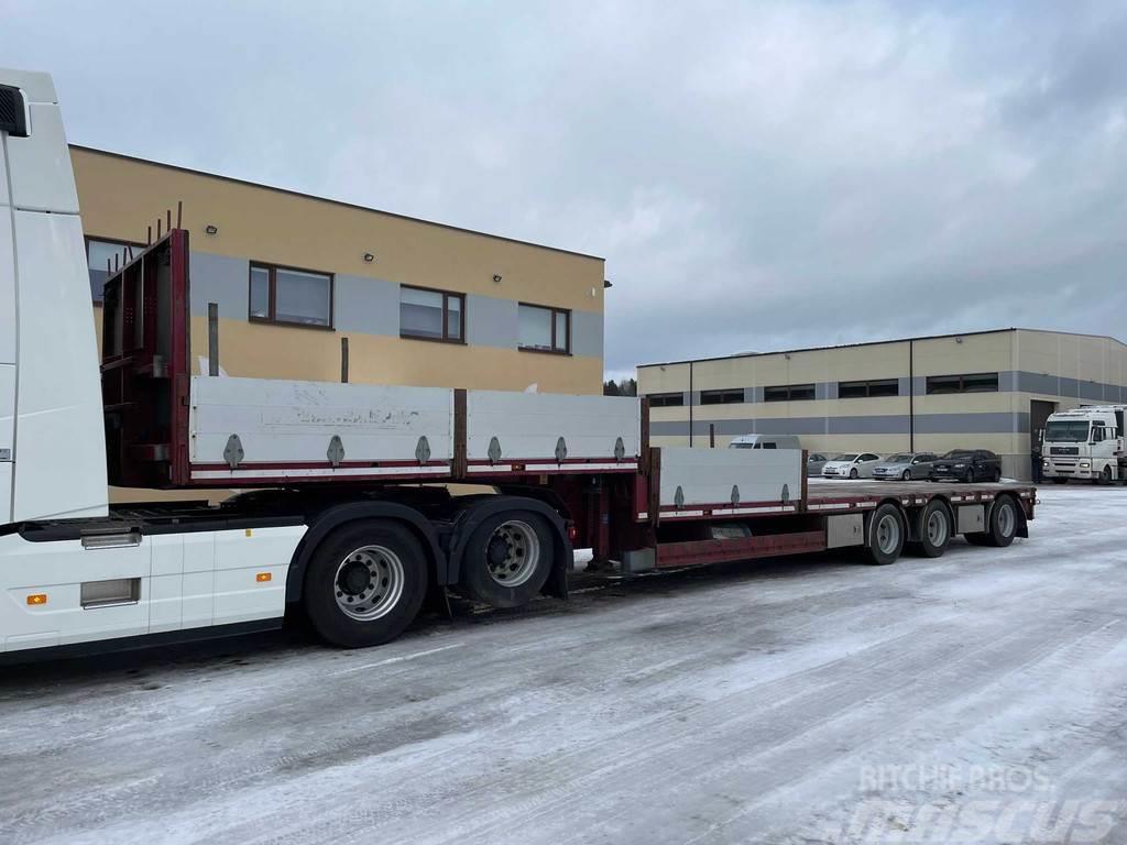 HRD 3-AXLE JUMBO Low loader-semi-trailers