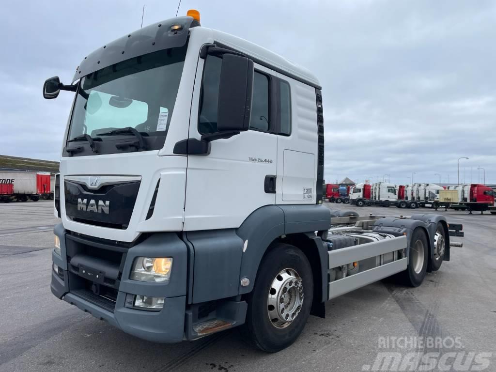 MAN TGS 26.440 6x2*4 Euro 6 Chassis ADR Chassis Cab trucks