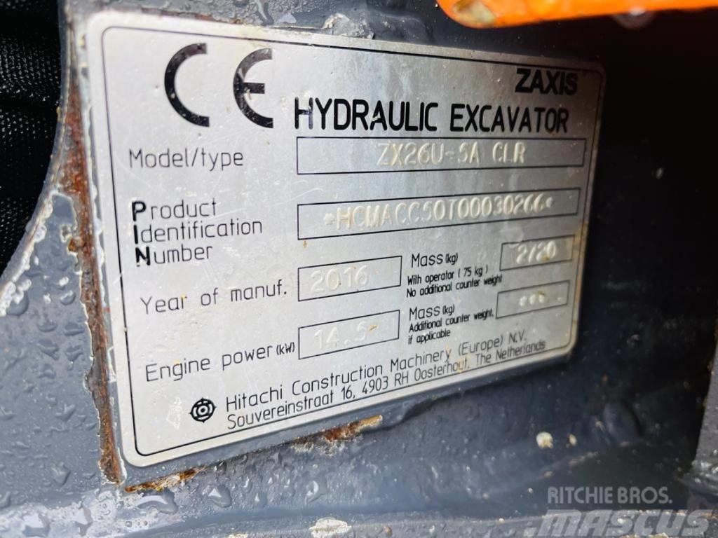 Hitachi ZX 26 U-5 A CLR Mini excavators < 7t (Mini diggers)