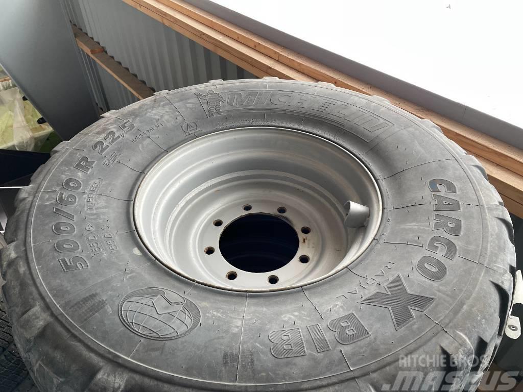 Michelin 4st beg 500/60R22,5 på fälgar Wille m.fl Tyres, wheels and rims