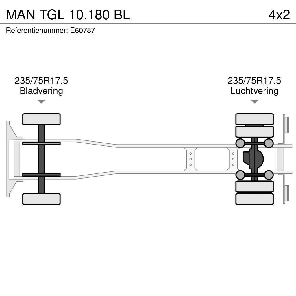 MAN TGL 10.180 BL Box body trucks
