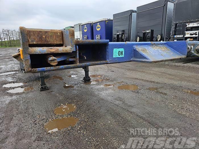 Groenewegen 3 AXLE CONTAINER CHASSIS 40 FT 2X20 FT 20 MIDDLE G Containerframe semi-trailers