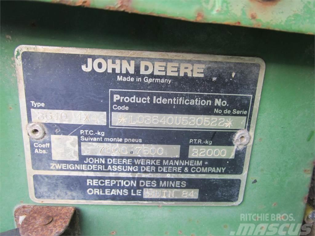 John Deere 3640 Tractors