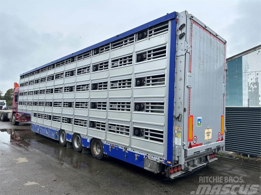 Pezzaioli 5-stock Grise trailer 5-stock Animal transport semi-trailers