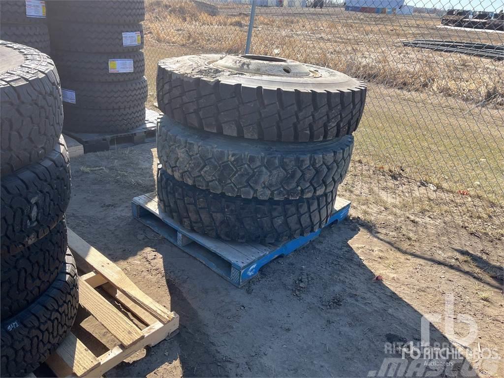 Goodyear Quantity of (3) 12.00R24 Tyres, wheels and rims