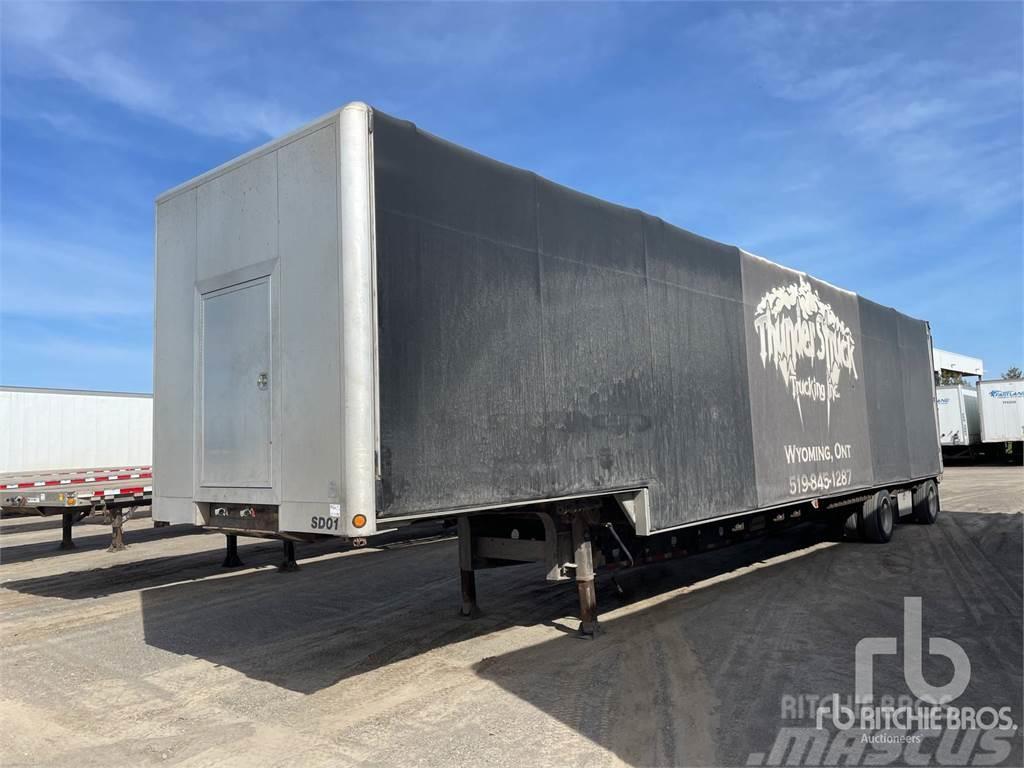 Transcraft 48 ft T/A Spread Axle Step Deck Curtainsider semi-trailers
