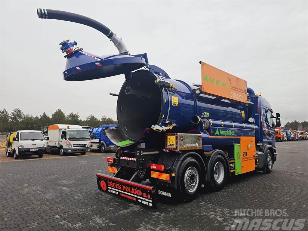 Scania Amphitec VORTEX ATEX EURO 6 vacuum suction loader Combi / vacuum trucks