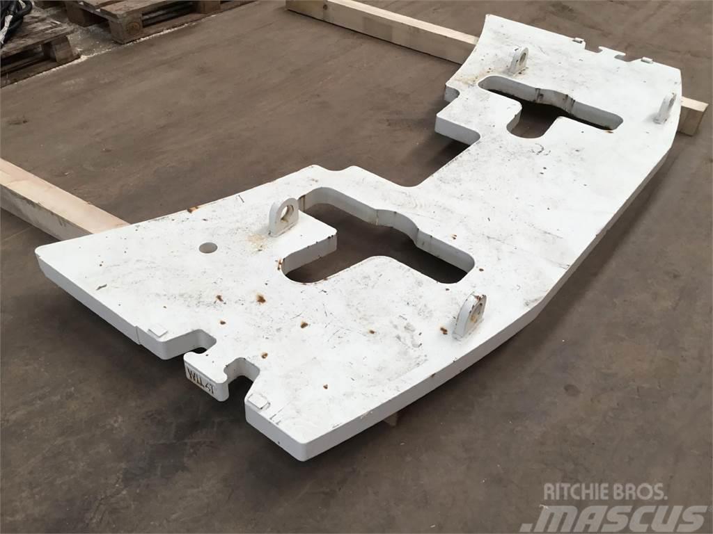 Terex Challenger 3180 Counterweight 0,9 ton Crane parts and equipment