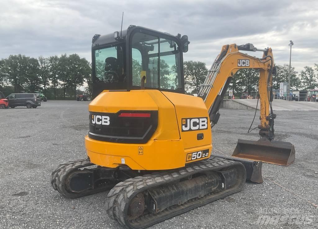 JCB 50 Z-2 Mini ekskavatörler, 7 tona dek