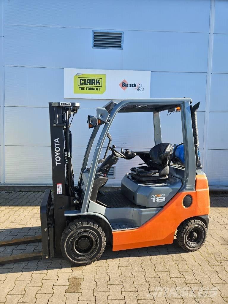 Toyota 8FGF18F LPG'li forkliftler