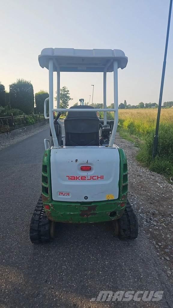 Takeuchi Tb 216 Mini ekskavatörler, 7 tona dek