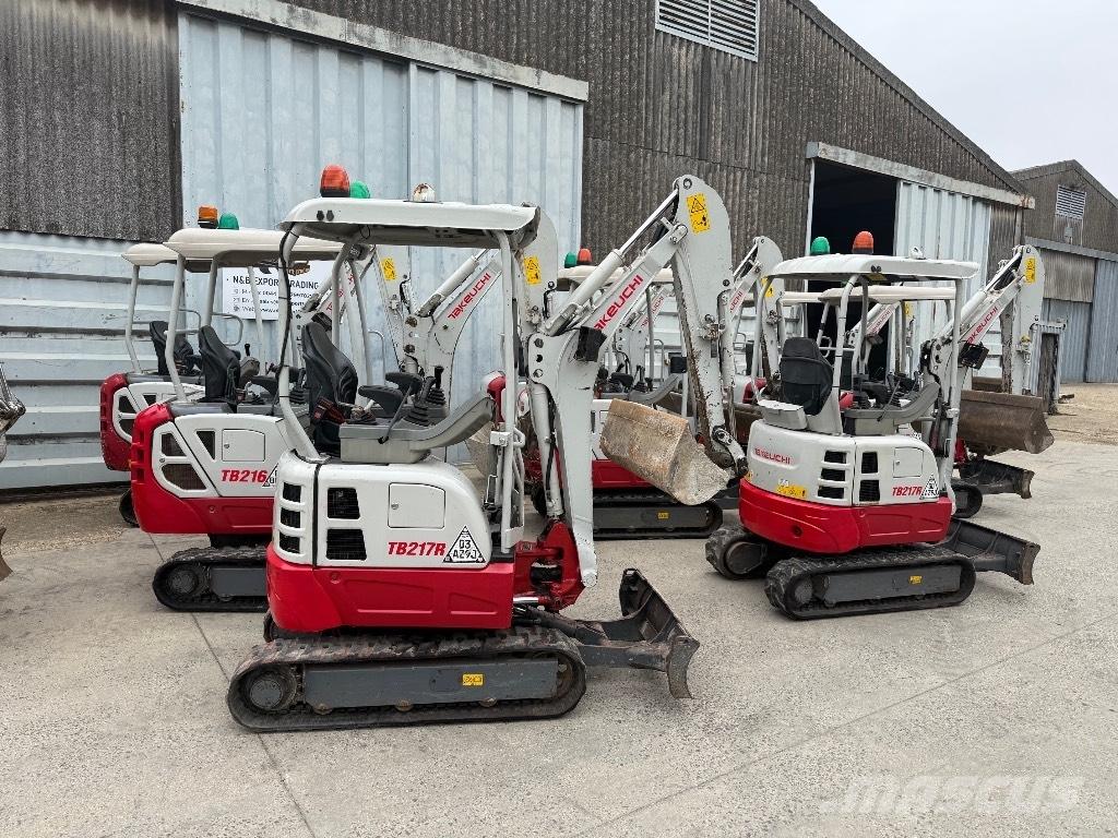 Takeuchi TB 217 R Mini ekskavatörler, 7 tona dek