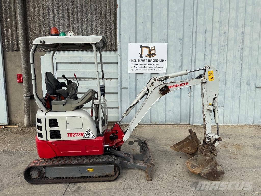Takeuchi TB 217 R Mini ekskavatörler, 7 tona dek