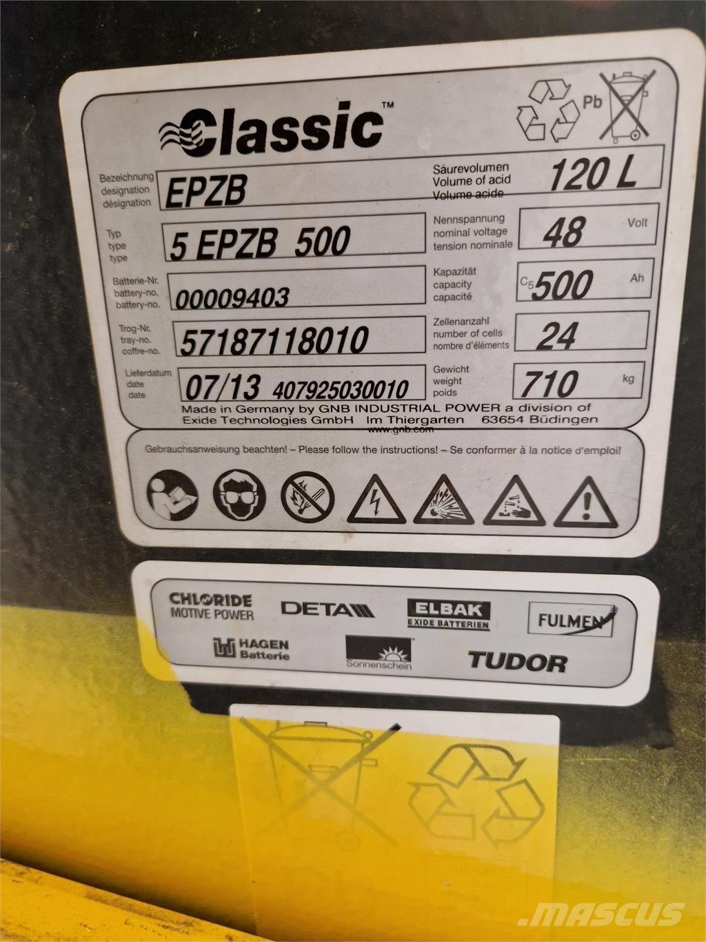 Atlet AS1N1L15T Elektrikli forkliftler