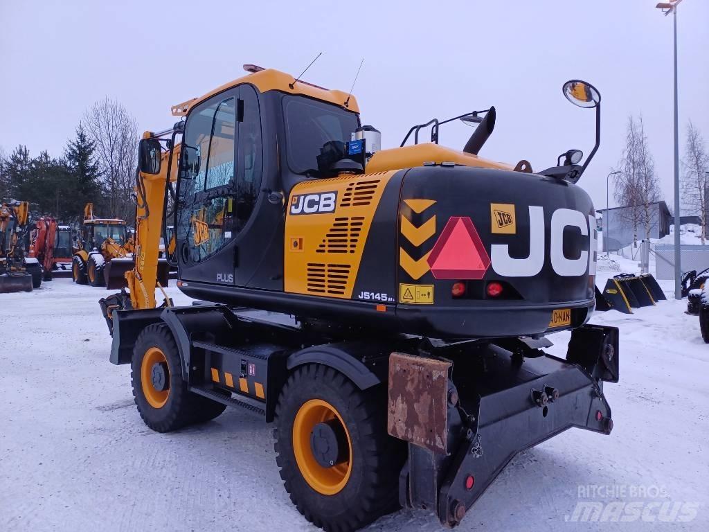 JCB JS 145 W Lastik tekerli ekskavatörler